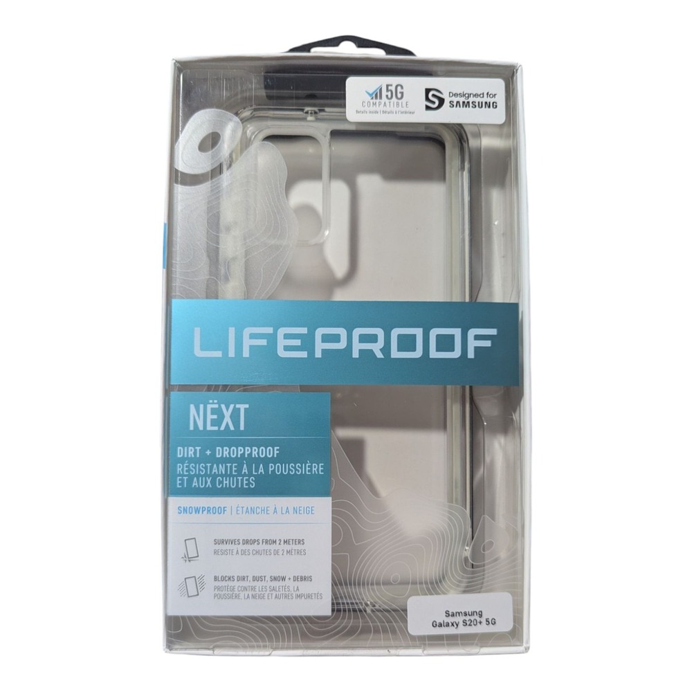 B6. LifeProof NEXT‎ Case for Samsung Galaxy S20 Plus 5G- Clear/Black